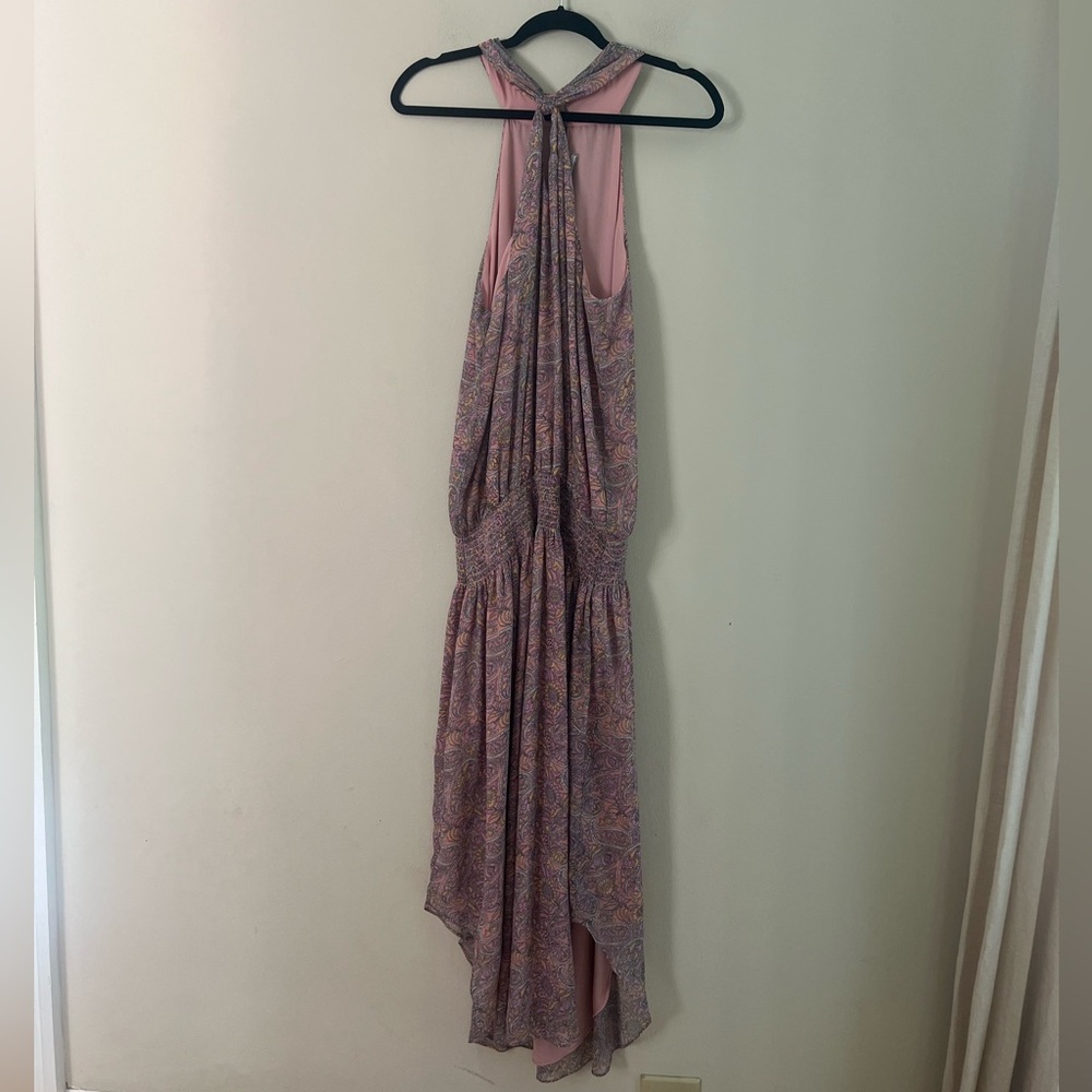 Ramy Brooks woman’s Elegant Halter Neck Paisley Dress - Picture 4 of 13